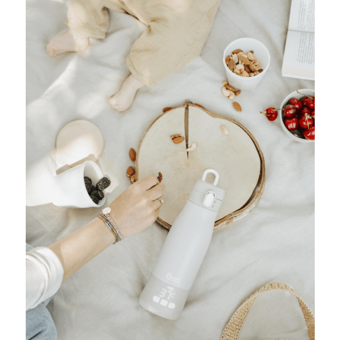Chauffe - biberon Nomade Moov & Feed mineral beige - Babynouch