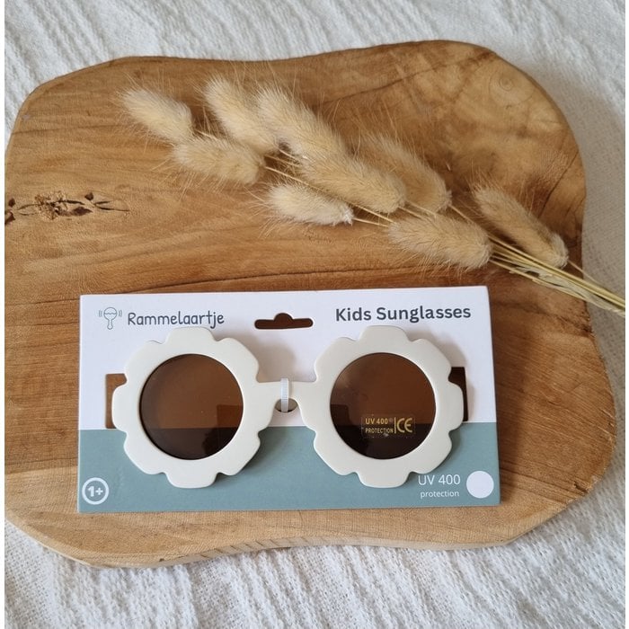 Lunettes de soleil bébé et enfant UV400 fleur - Beige - Babynouch