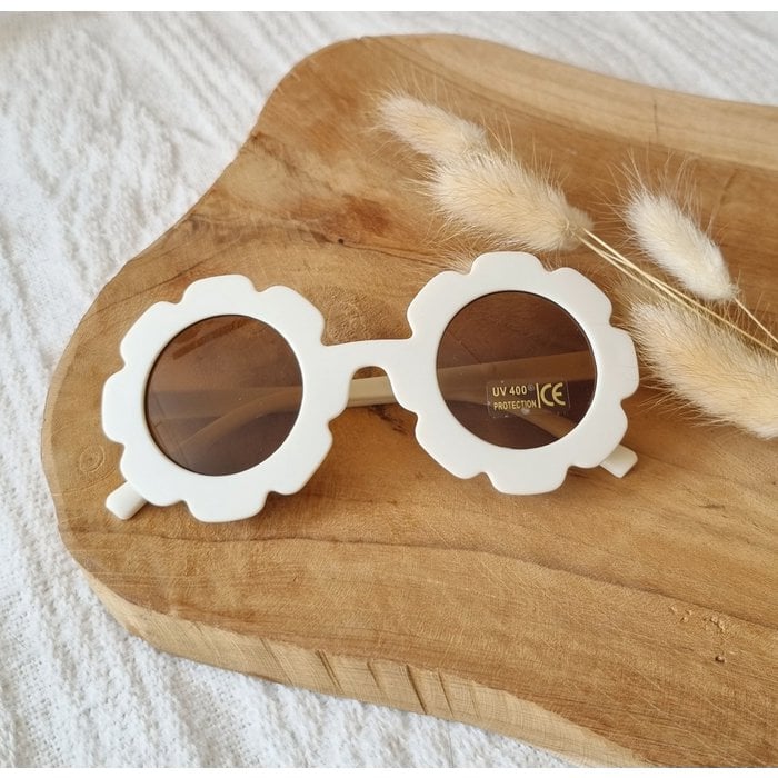 Lunettes de soleil bébé et enfant UV400 fleur - Beige - Babynouch