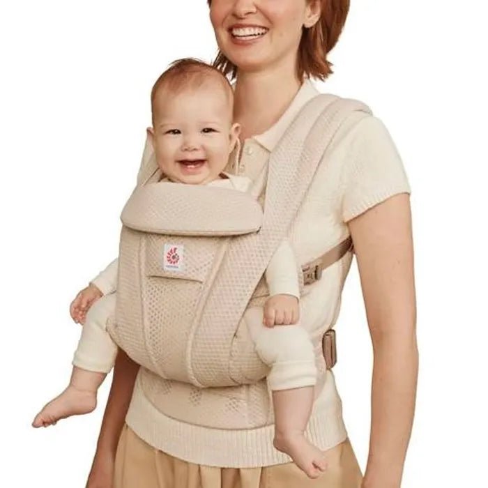 Porte - Bébé Omni Deluxe - Ergobaby - Mesh beige - Babynouch