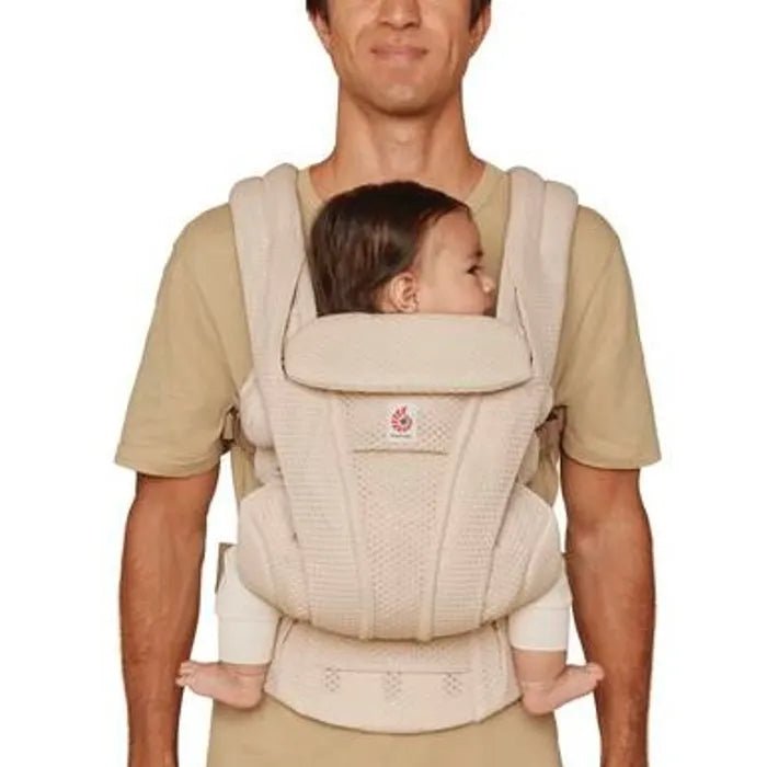 Porte - Bébé Omni Deluxe - Ergobaby - Mesh beige - Babynouch