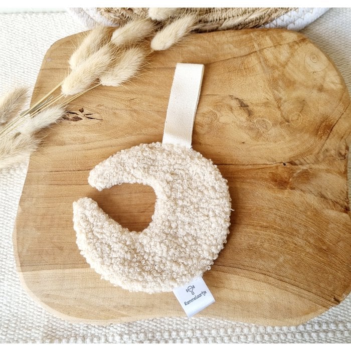 Attache Sucette Doudou tissu Teddy Lune - Babynouch