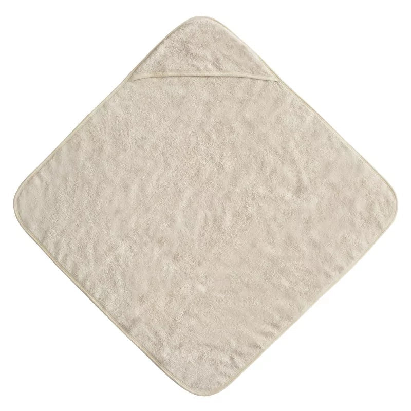 Serviette à capuche Mushie - couleur Fog - Babynouch